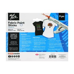 MONT MARTE FABRIC PAINT STICKS 9 Piece(1)